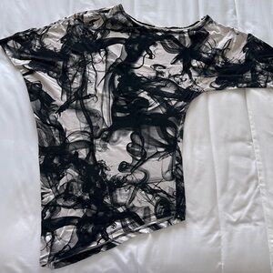 Bench Patterned Asymmetrical Top